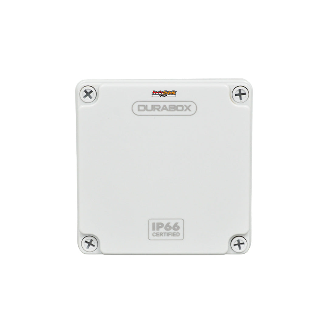 Durabox ABS Junction Box Plastik 125x125x100 mm Abu-abu