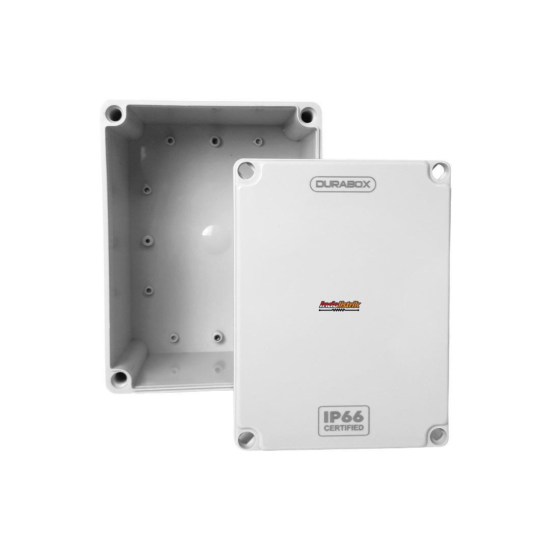 Durabox ABS Junction Box Panel Plastik 150x200x130 mm Abu-abu