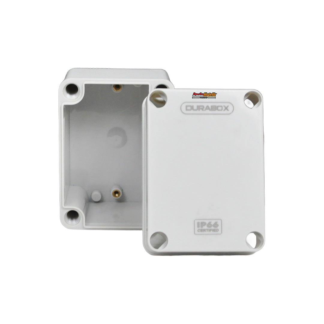 Durabox ABS Junction Box Plastik 80x110x85 mm Abu-abu