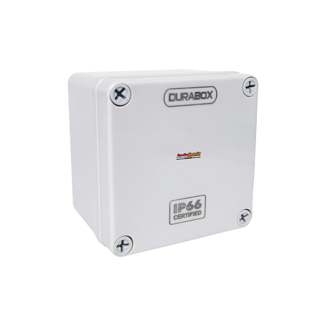 ABS Junction Box Plastik 100x100 x 75 mm Abu-abu Durabox