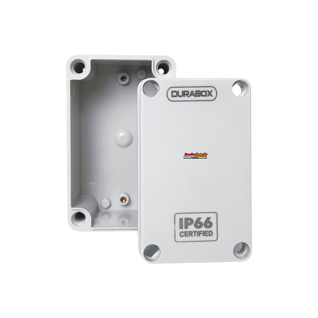ABS Junction Box Plastik 80x130 x 70 mm Abu-abu Durabox