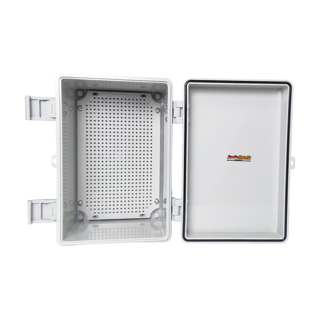 ABS Junction Box Plastik 200x300 x 170 mm Abu-abu + Base Plate Durabox