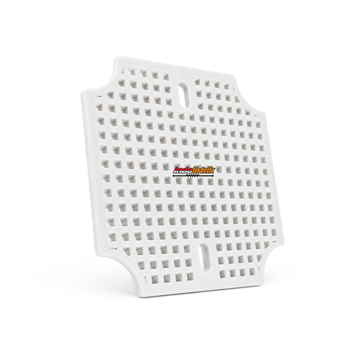 Durabox Tatakan Box Plastik 100x100mm Base Plate Dudukan Junction Box ABS Warna Abu Abu