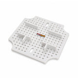 Durabox Tatakan Box Plastik 100x100mm Base Plate Dudukan Junction Box ABS Warna Abu Abu