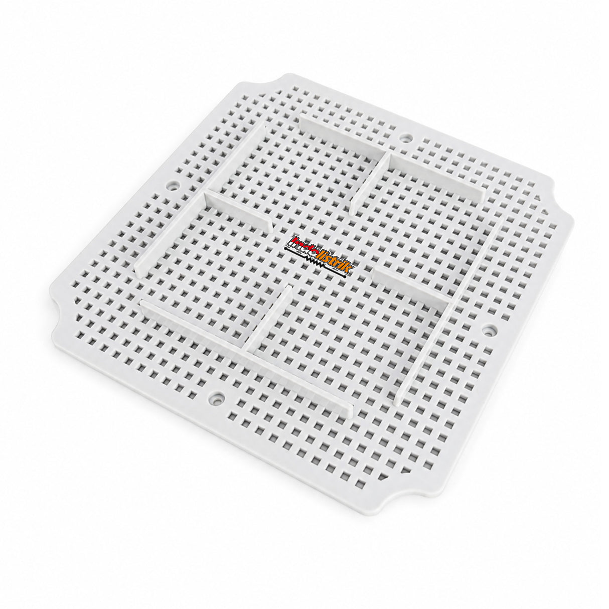 Durabox Tatakan Box Plastik 175x175mm Base Plate Dudukan Junction Box ABS Warna Abu Abu