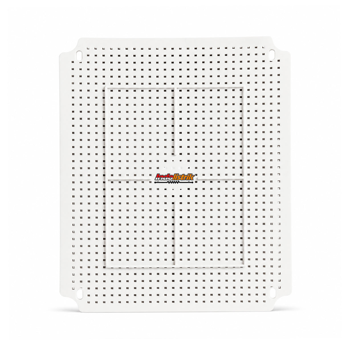 Durabox Tatakan Box Plastik 280x340mm Base Plate Dudukan Junction Box ABS Warna Abu Abu