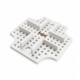Durabox Tatakan Box Plastik 80x80mm Base Plate Dudukan Junction Box ABS Warna Abu Abu