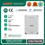 Durabox ABS Junction Box Plastik 125x175x100 mm Abu-abu