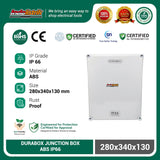 ABS Junction Box Plastik 280x340 x 130 mm Abu-abu Durabox