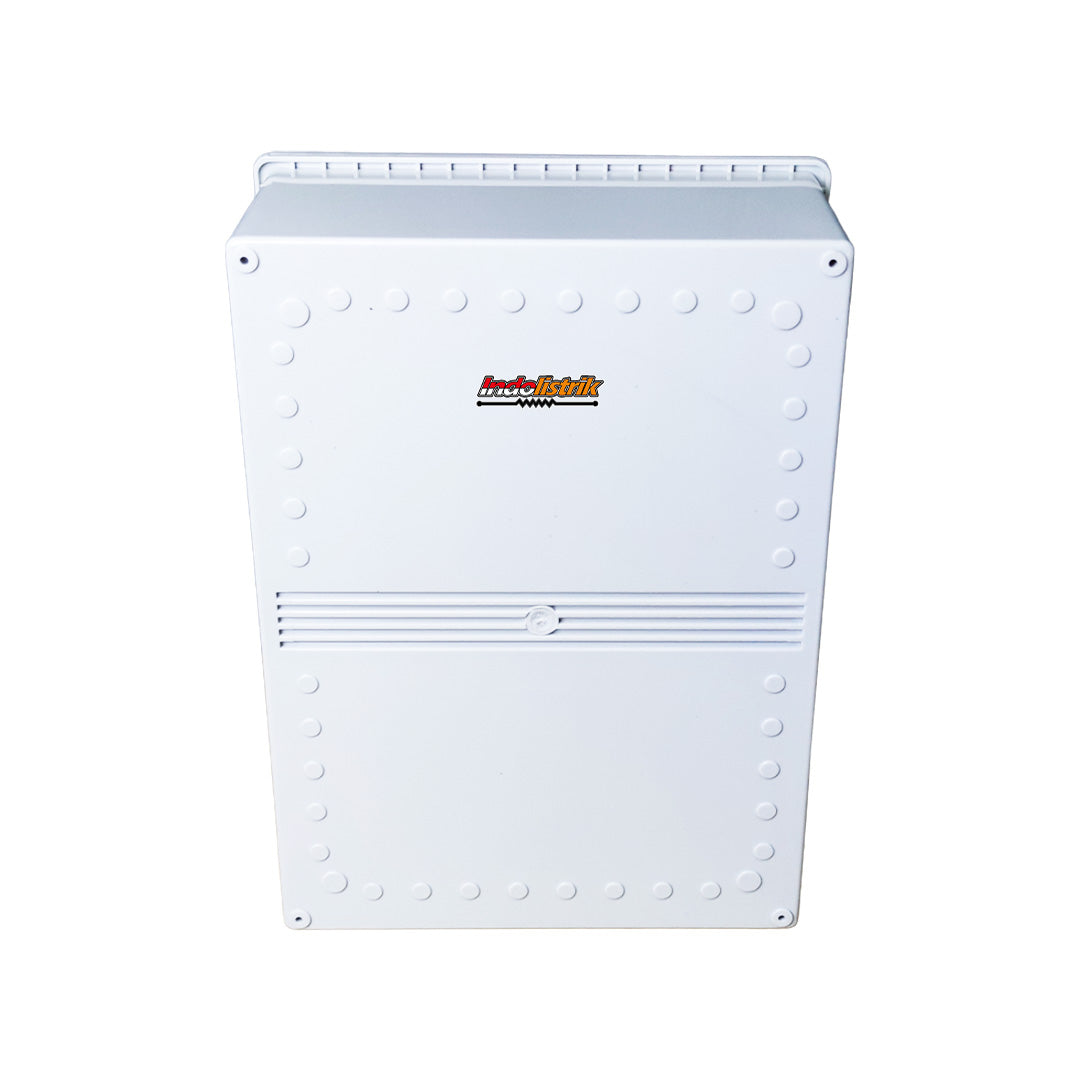 Durabox Box Panel Plastik ABS 290x390x160 mm Abu-Abu Lengkap Base Plate