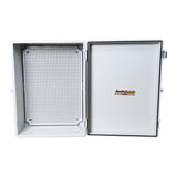 Durabox Box Panel Plastik ABS 290x390x160 mm Abu-Abu Lengkap Base Plate