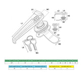 Kunci Panel Haitan MS308-2-2 Lever Handle Lock
