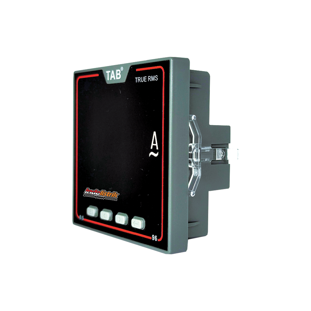 Ampere Meter Digital LED 1 Phase AC 96 x 96 SCN312 TAB