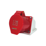TAB Industrial Surface Mounting Socket CEE 124 (4P x 32 Ampere).
