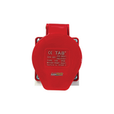 TAB Industrial Surface Mounting Socket CEE 124 (4P x 32 Ampere).