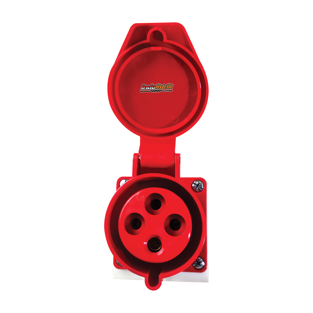 TAB Industrial Surface Mounting Socket CEE 124 (4P x 32 Ampere).