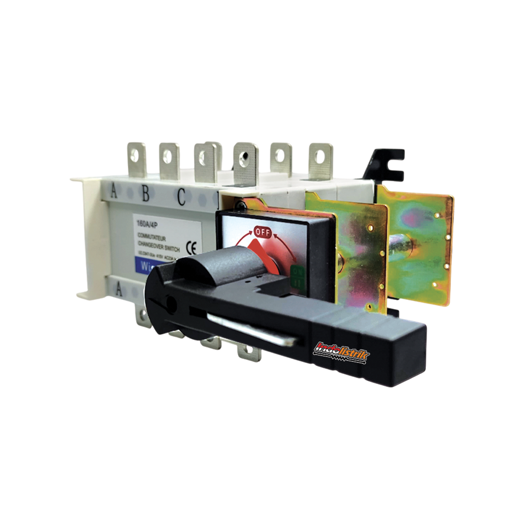 Wisenheimer Change Over Switch 4 pole 160 Ampere COS Ohm Saklar Manual