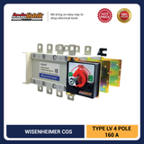 Wisenheimer Change Over Switch 4 pole 160 Ampere COS Ohm Saklar Manual