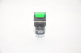 TAB Illuminated Push Button LED 16mm LA16F-22DS Kotak 220 VAC Hijau