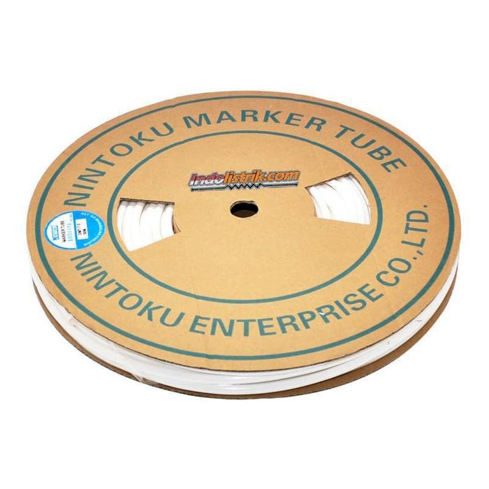 Nintoku Kabel Marker Tube OMT 7.0 50Mtr/Roll Putih