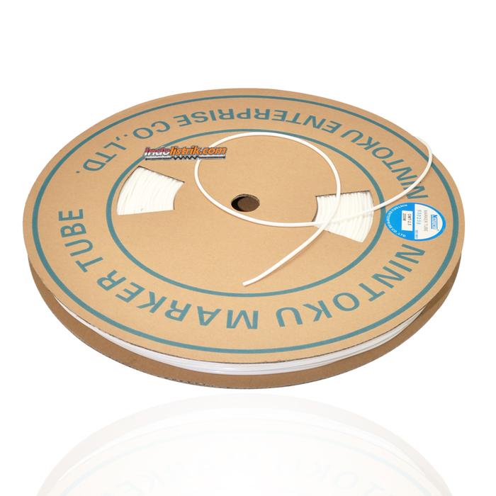 Nintoku Kabel Marker Tube OMT 2.5 200Mtr/Roll Putih