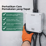 ABS Junction Box Plastik 280x340 x 130 mm Abu-abu Durabox
