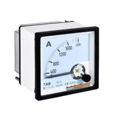 TAB Ampere Meter Analog 72x72 Via CT 1600/5A
