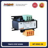 Trafo Step Down MT-SD63-36 63VA TAB - Output 36V-24V-12V