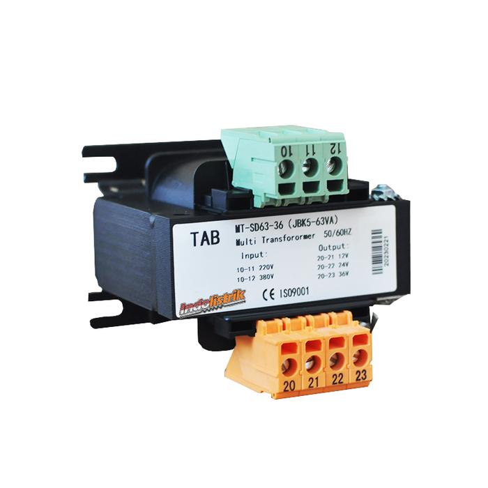Trafo Step Down MT-SD63-36 63VA TAB - Output 36V-24V-12V