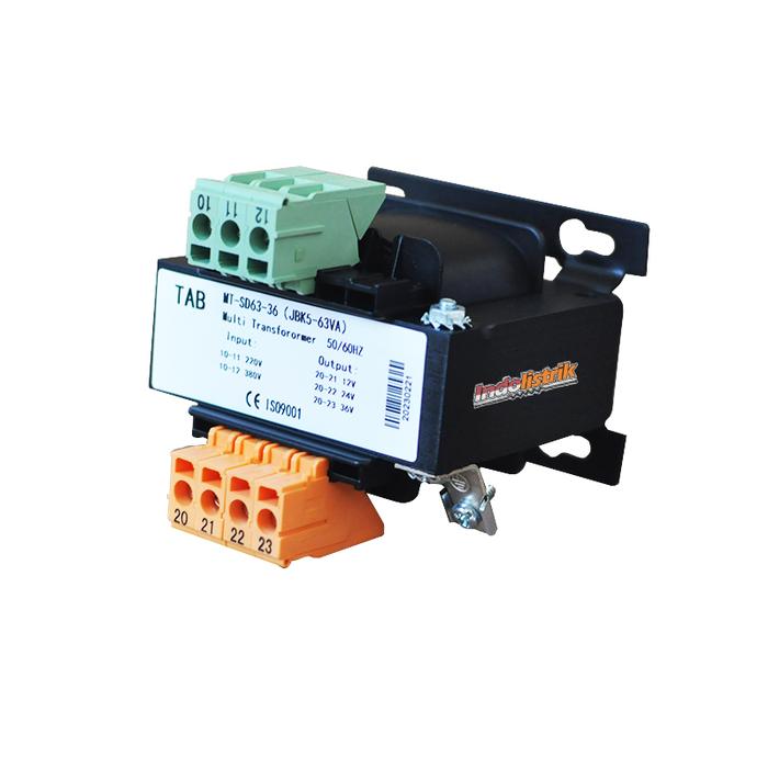 Trafo Step Down MT-SD63-36 63VA TAB - Output 36V-24V-12V