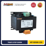 Trafo Step Down 500VA MT-SD500-220 TAB - Output 220V-110V-48V