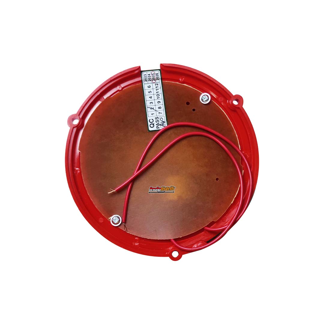 TAB Alarm Round Bell 24VDC 4 inch Merah