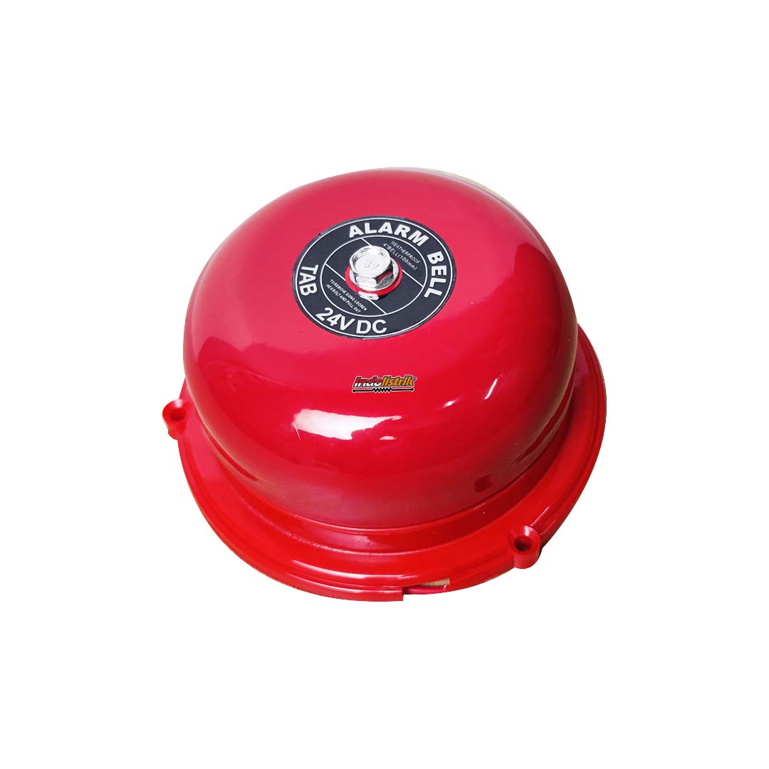 TAB Alarm Round Bell 24VDC 4 inch Merah