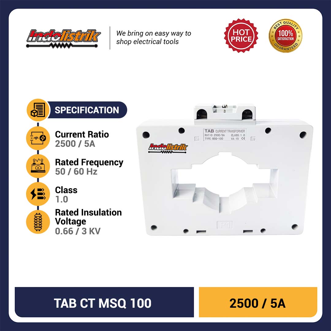 TAB Current Transformer MSQ100 2500/5A