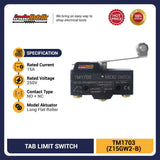 TAB Limit Switch TM1703 Roller Lever 15A 250V Micro Switch NO NC