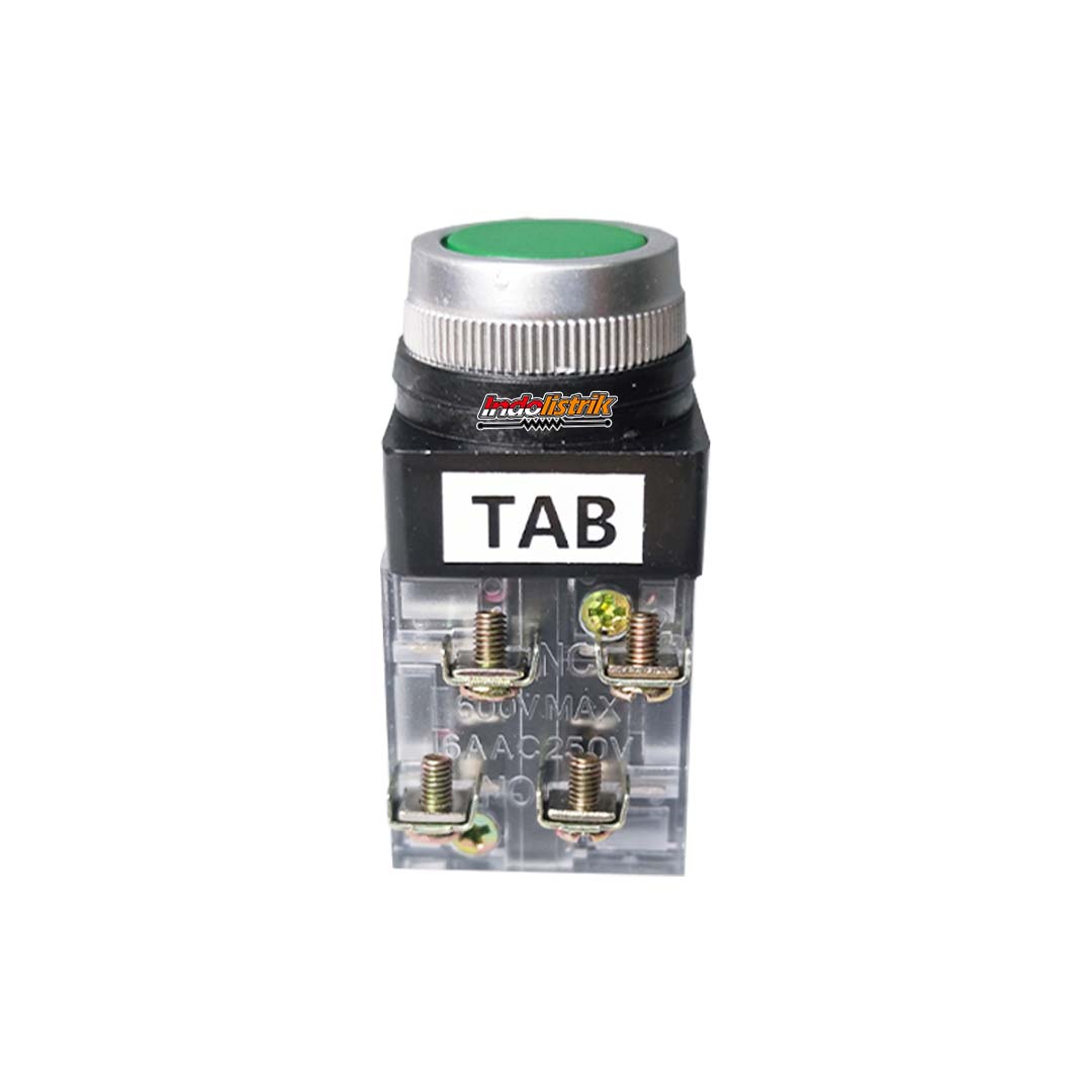 TAB Push Button PB2511 Hijau