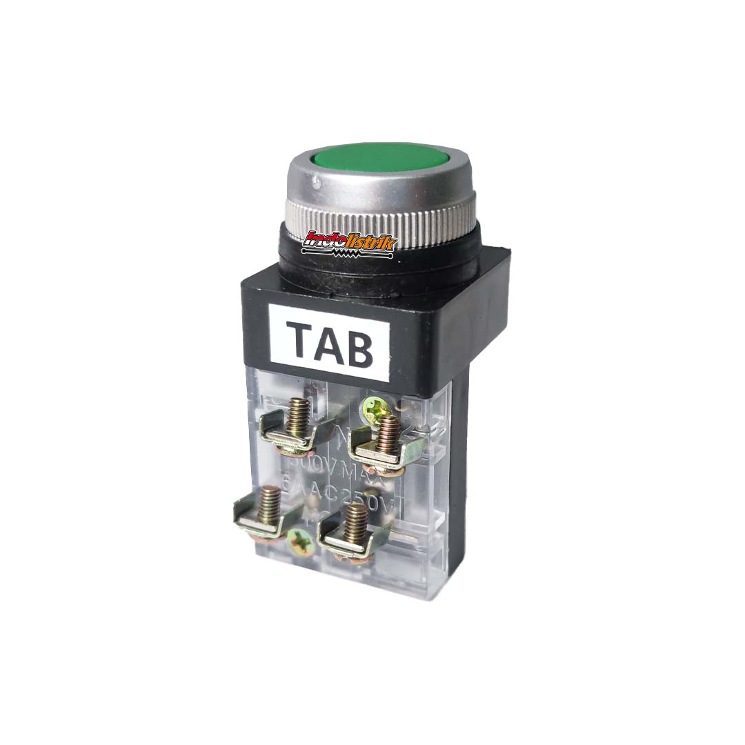 TAB Push Button PB2511 Hijau