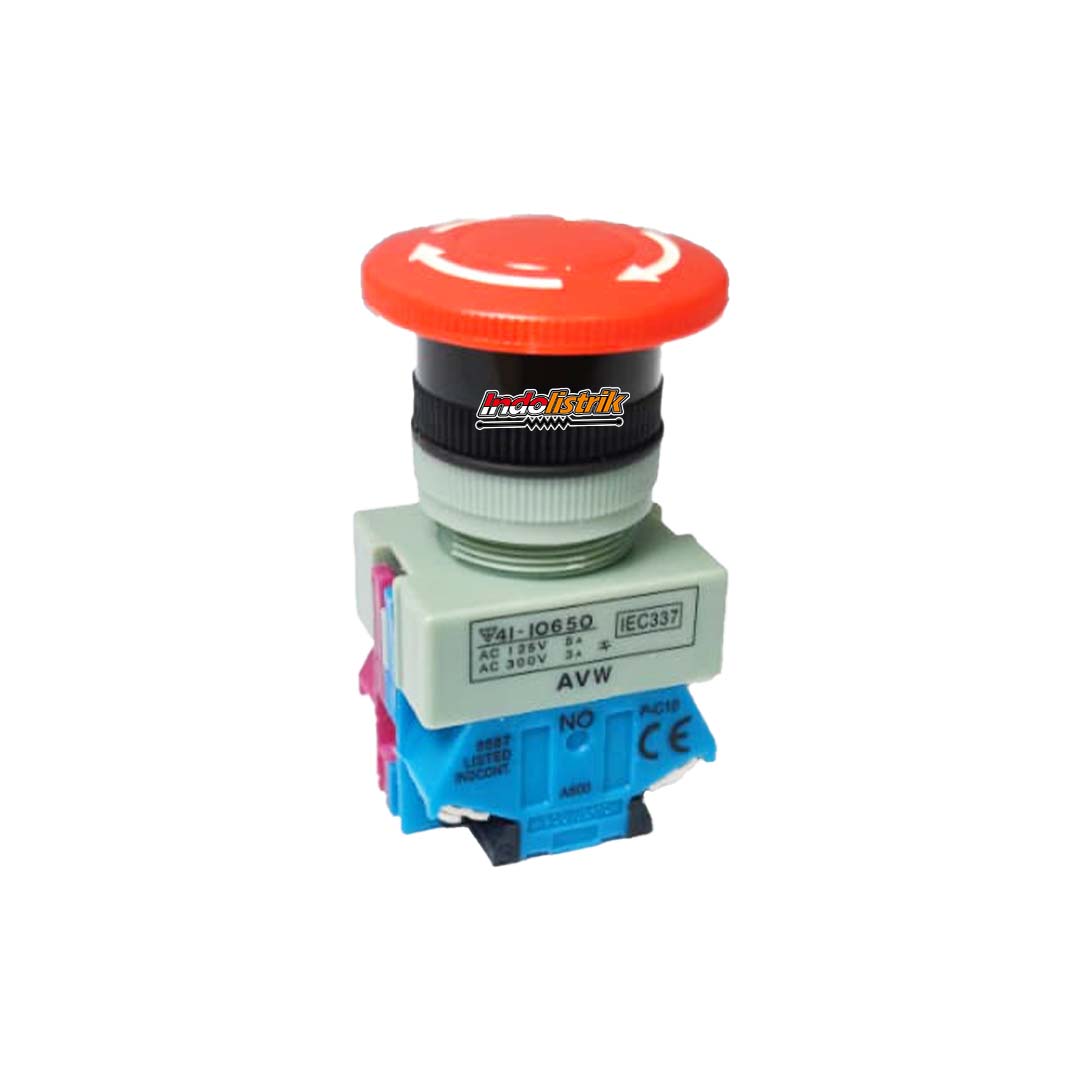 TAB Emergency Push Button AVW411ERP Merah