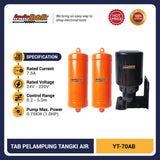 TAB Pelampung Tangki Air Otomatis YT-70AB Float Switch Otomatis Pompa Air