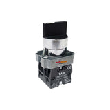 TAB Selector Switch 3posisi Stay-Put 22mm LAY5-BD33