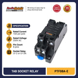 TAB Socket Relay PTF08A-E