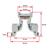TAB Stopper Terminal SUK-E 42x8x35mm Stopper Terminal Listrik