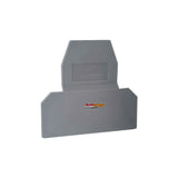 End Cover Terminal Block TAB D-UKK3/5 Penutup Terminal DIN Rail End Plate Aksesoris Panel Listrik Abu Abu