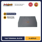 TAB Terminal Block D-URTK/S End Plate DIN Rail Thermoplastic Original