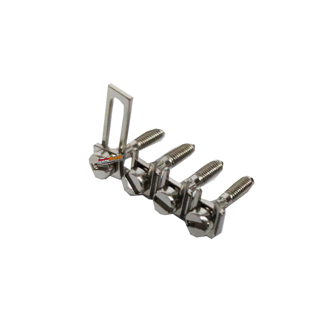Jumper Terminal 4 Pole TAB SB4-RTK/S Tembaga Asli Kuat & Awet Panel Listrik