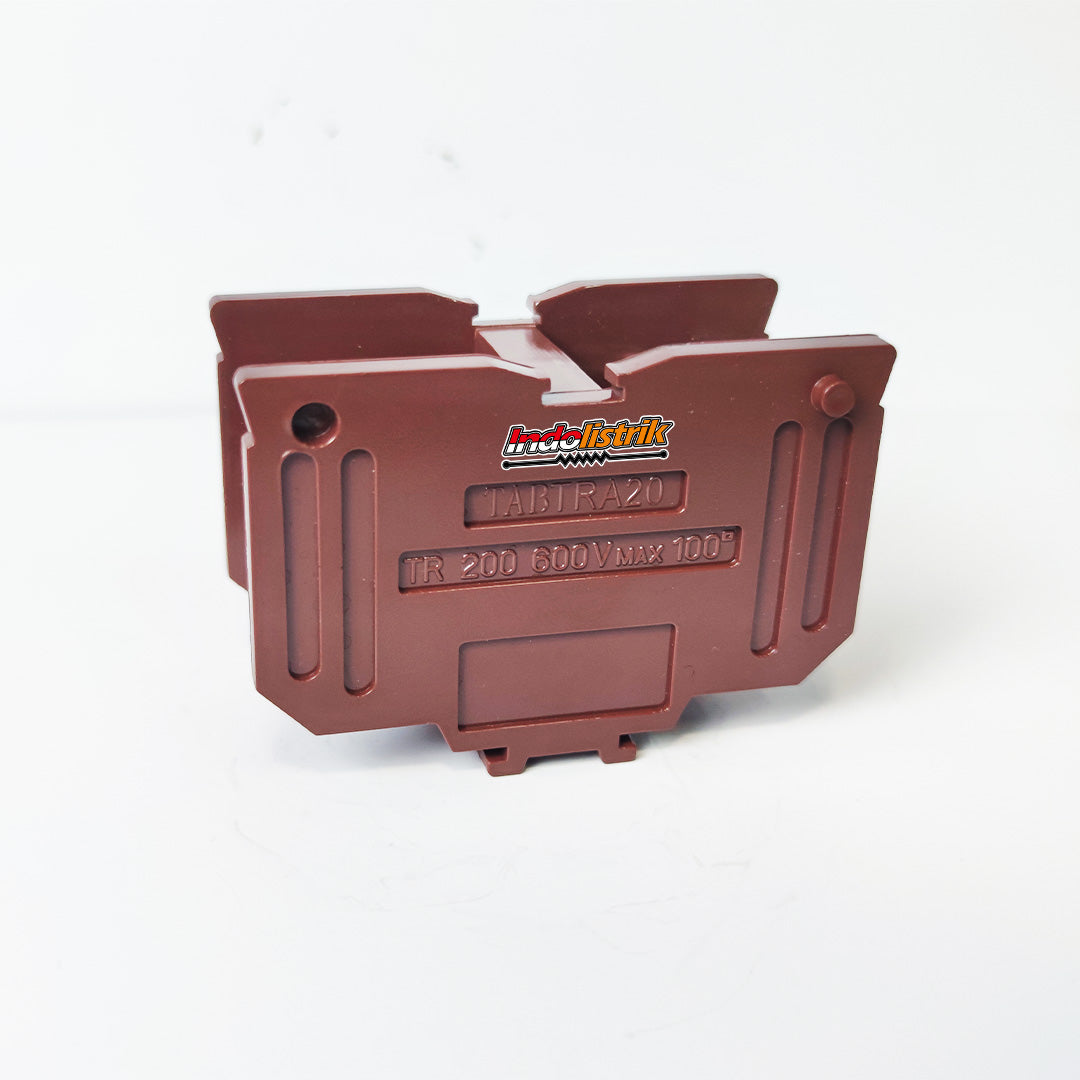 Terminal Blok TR200 TAB Merah Konektor Kabel Panel Listrik