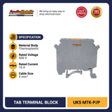 Terminal Block UK5 MTK P/P TAB Rel DIN Konektor Kabel Panel Listrik