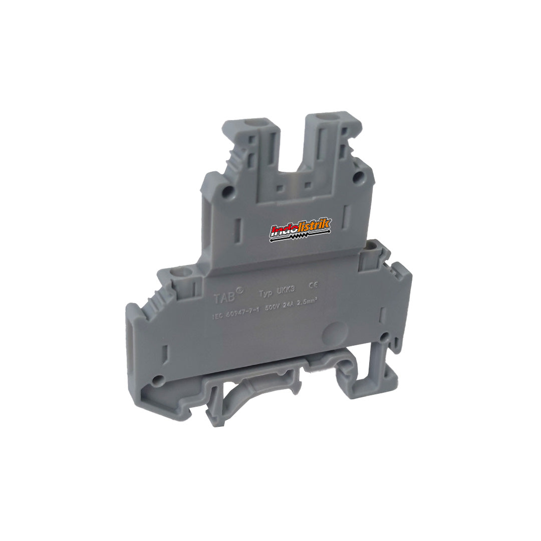 Terminal Block TAB UKK3 Rel DIN Konektor Kabel Panel Listrik