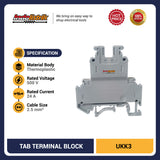 Terminal Block TAB UKK3 Rel DIN Konektor Kabel Panel Listrik