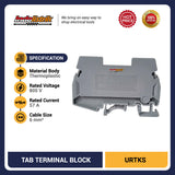 Terminal Block TAB URTKS Konektor Panel Listrik Kuat & Mudah Pasang